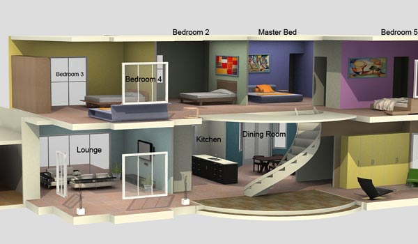3D Floor Plan Modeling Services