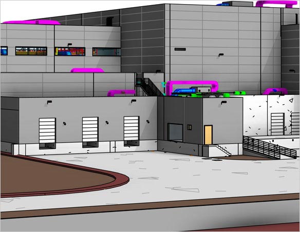 Revit Architectural 3D Modeling Services, 2D to 3D Revit Conversion
